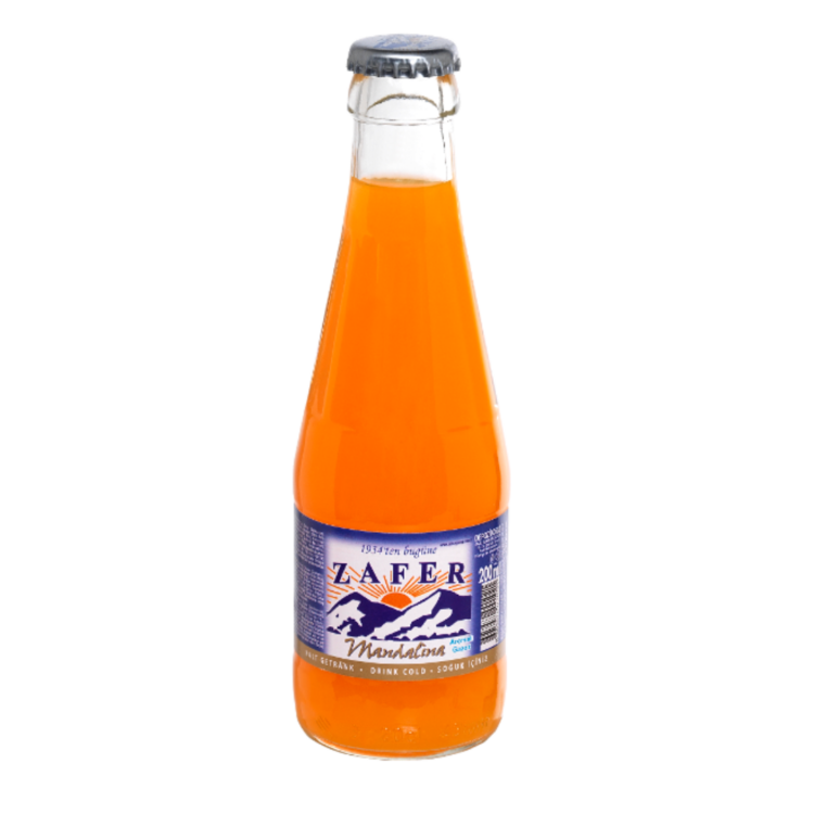 ZAFER GAZOZ MANDALINA 250 ML X 24