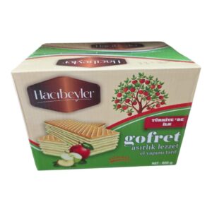 HACIBEYLER ELMALI GOFRET 800GR X 8